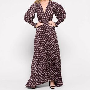 Rebecca Taylor Zia Fleur Pleated Dress (NWT)
